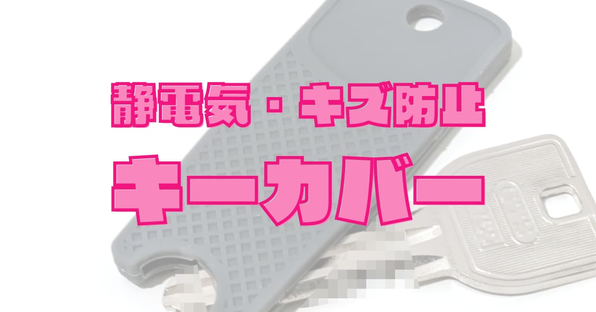 冬の静電気対策に！100均の「付けたまま挿せるキーカバー」なら、引っかきキズも防止できる！